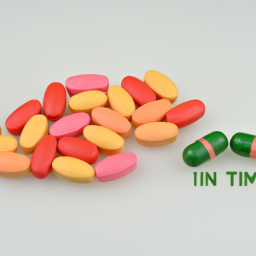 AI 생성 이미지 - ChatGPT (OpenAI) Vitamins and their benefits