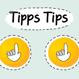 Simple tips illustration