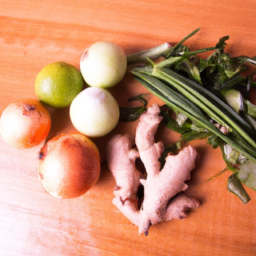 AI 생성 이미지 - ChatGPT (OpenAI) Simple cooking ingredients